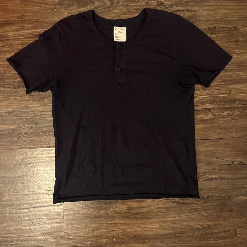 For days recycled Men's Navy Henley Shirt